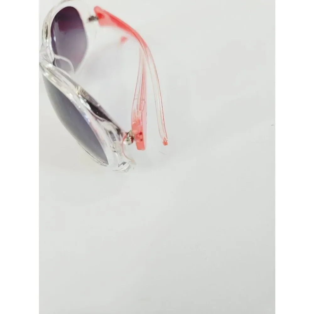 Vintage Dolce & Gabbana Wayfarer Red Large Gradient Frame Smoke Lens Sunglasses